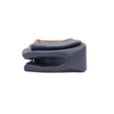 Chanel Grained Calfskin Small Lady Coco Top Handle Tote Navy Blue 