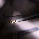 Chanel Grained Calfskin Small Lady Coco Top Handle Tote Navy Blue 