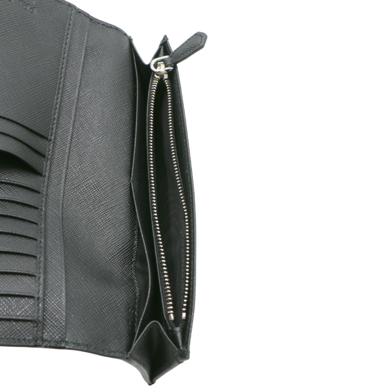 Prada Saffiano Long Folded Wallet