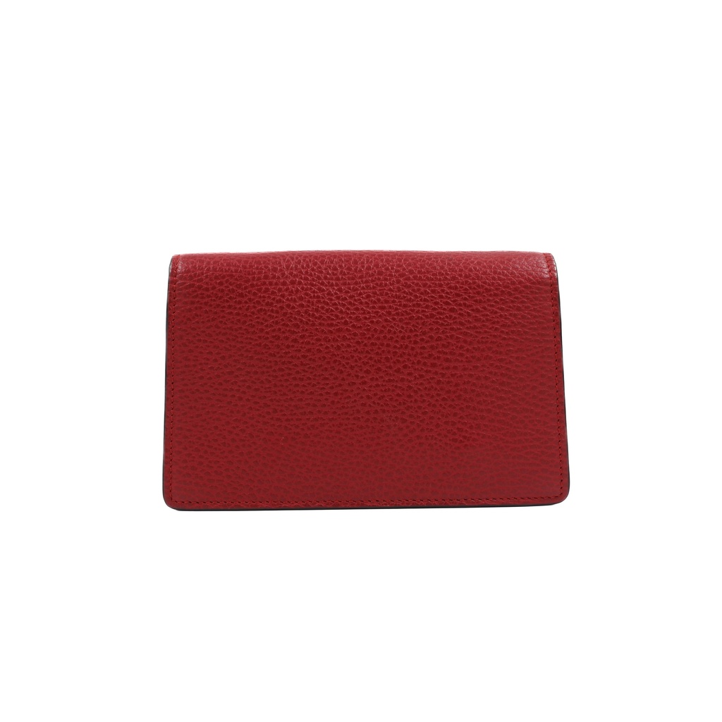 Gucci Red Super Mini Dionysus Leather Crossbody Bag Red