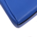 Fendi Blue Leather Micro Peekaboo Top Handle Bag