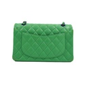 Chanel Lambskin Quilted Mini Rectangular Flap Green Blue