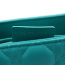 Christian Dior Lady Dior Cannage Leather 2 Way Handbag Green