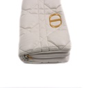 Christian Dior Cannage Caro Leather Chain Shoulder Bag White
