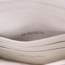 Christian Dior Cannage Caro Leather Chain Shoulder Bag White