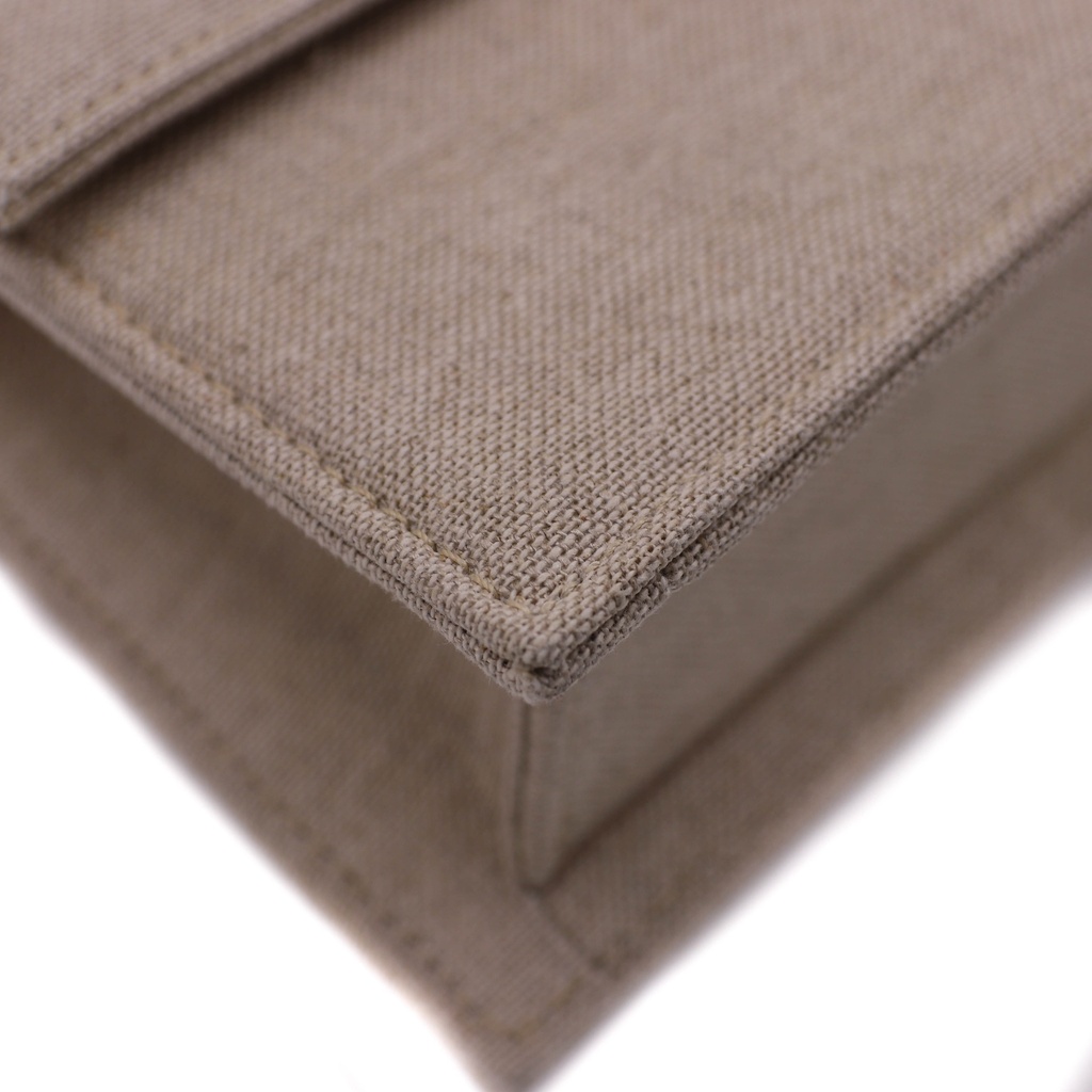 Jacquemus Le Bambino Long Handbag Beige White Denim Cream