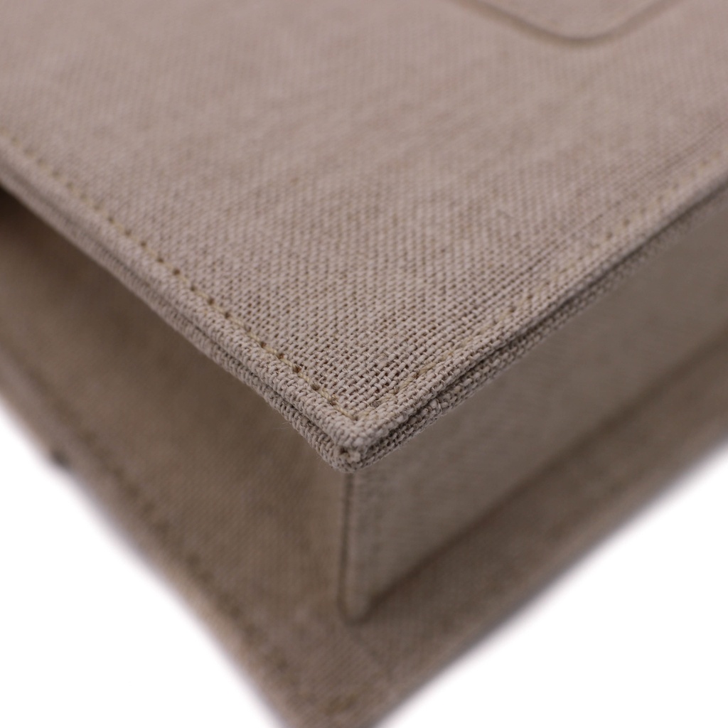 Jacquemus Le Bambino Long Handbag Beige White Denim Cream