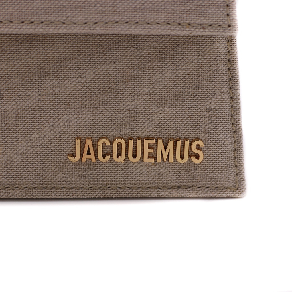 Jacquemus Le Bambino Long Handbag Beige White Denim Cream