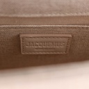 Jacquemus Le Bambino Long Handbag Beige White Denim Cream