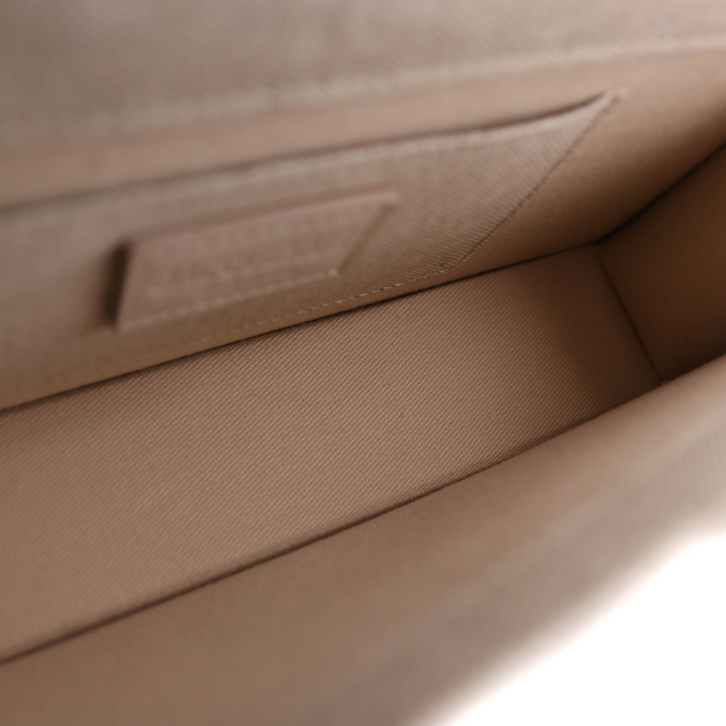 Jacquemus Le Bambino Long Handbag Beige White Denim Cream