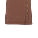 Saint Laurent Pebble-Grain Leather Cardholder Pink Beige