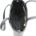 Prada Soft Leather Small Tote Bag Black