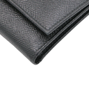 Dolce & Gabbana Black Leather DG Crystals Trifold Wallet