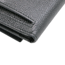 Dolce & Gabbana Black Leather DG Crystals Trifold Wallet