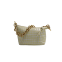 Miu Miu Embossed Shoulder Bag Yellow 5BC101