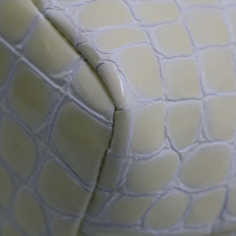 Miu Miu Embossed Shoulder Bag Yellow 5BC101