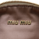 Miu Miu Embossed Shoulder Bag Yellow 5BC101