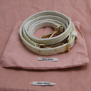 Miu Miu Embossed Shoulder Bag Yellow 5BC101