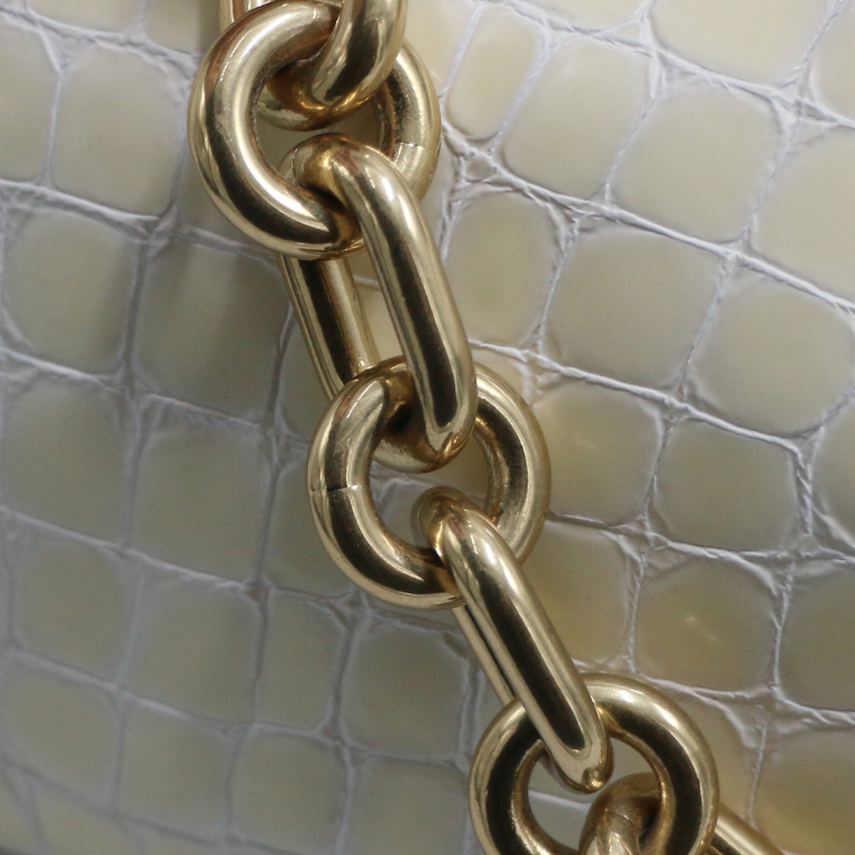 Miu Miu Embossed Shoulder Bag Yellow 5BC101