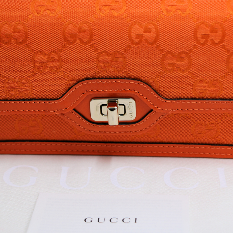 Gucci Luce Mini Shoulder Bag Orange790038