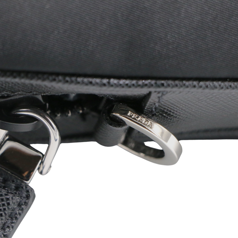 Prada Re-Nylon Business Laptop Bag Black