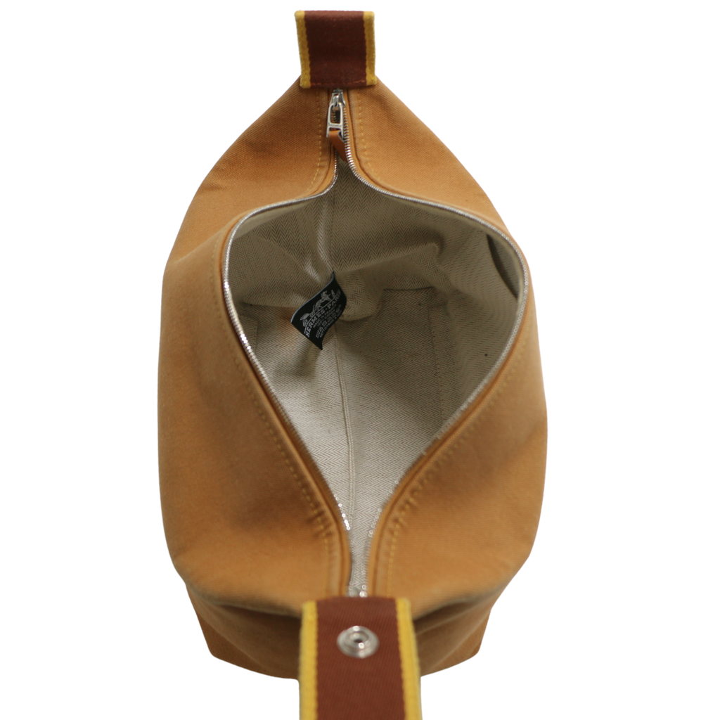 Hermes Canvas Large Bride-A-Brac Pouch