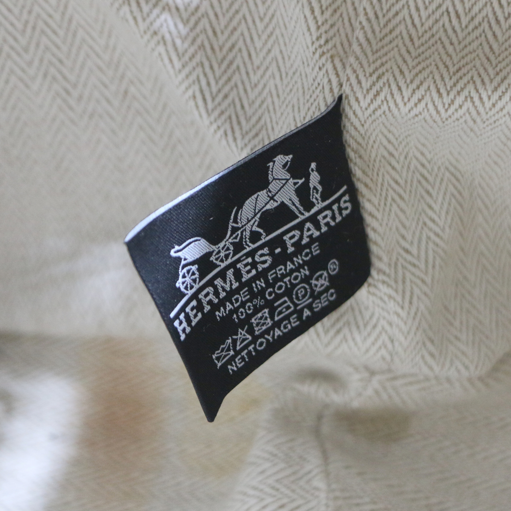 Hermes Canvas Large Bride-A-Brac Pouch