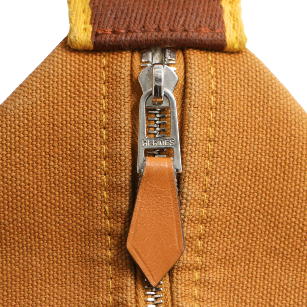 Hermes Canvas Large Bride-A-Brac Pouch