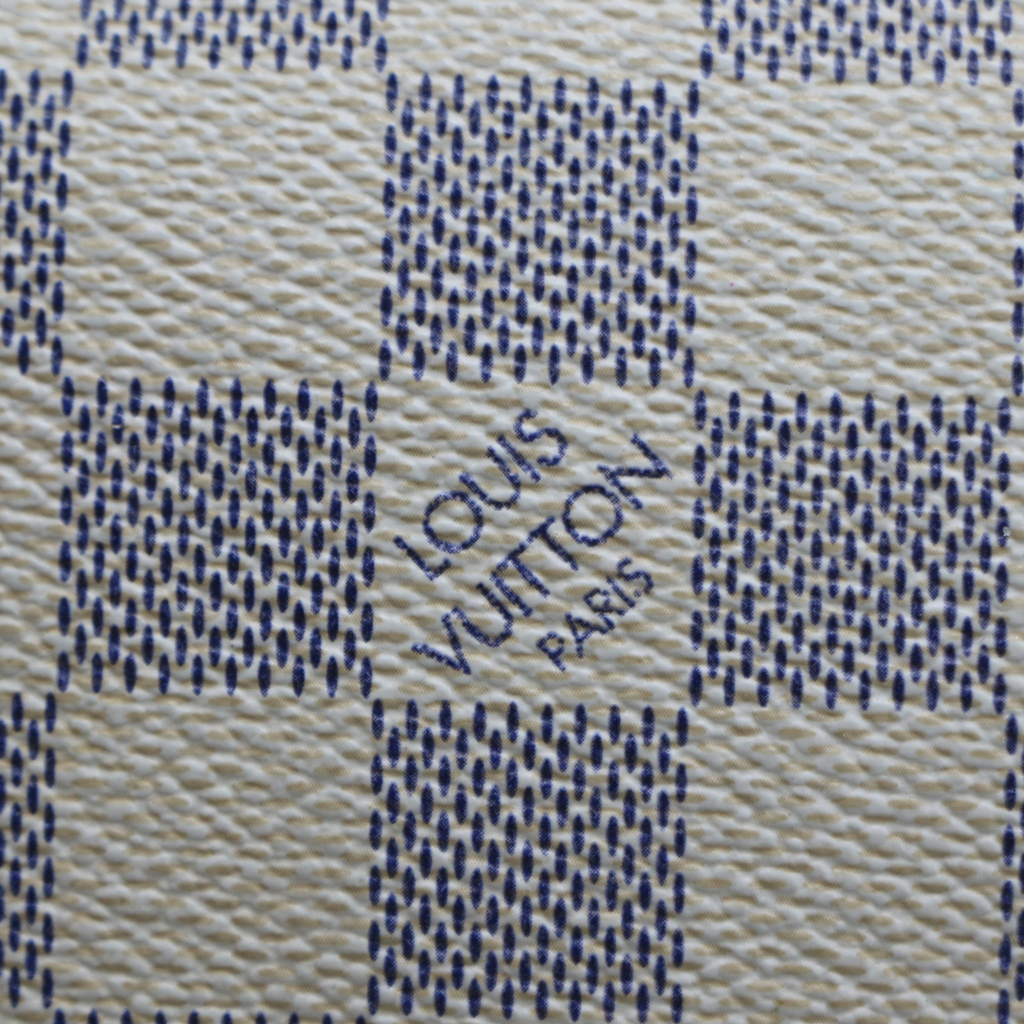 Louis Vuitton Mini Pochette Accessories Damier Azur Ebene