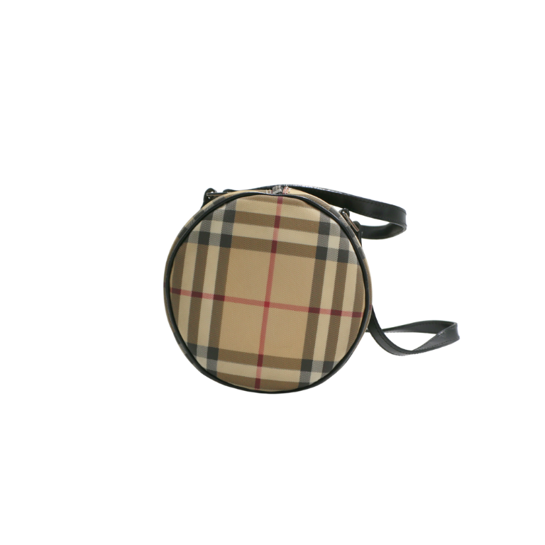 Burberry House Check Coated Canvas Duffel Bag