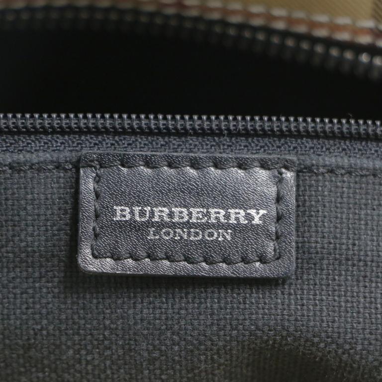 Burberry House Check Coated Canvas Duffel Bag