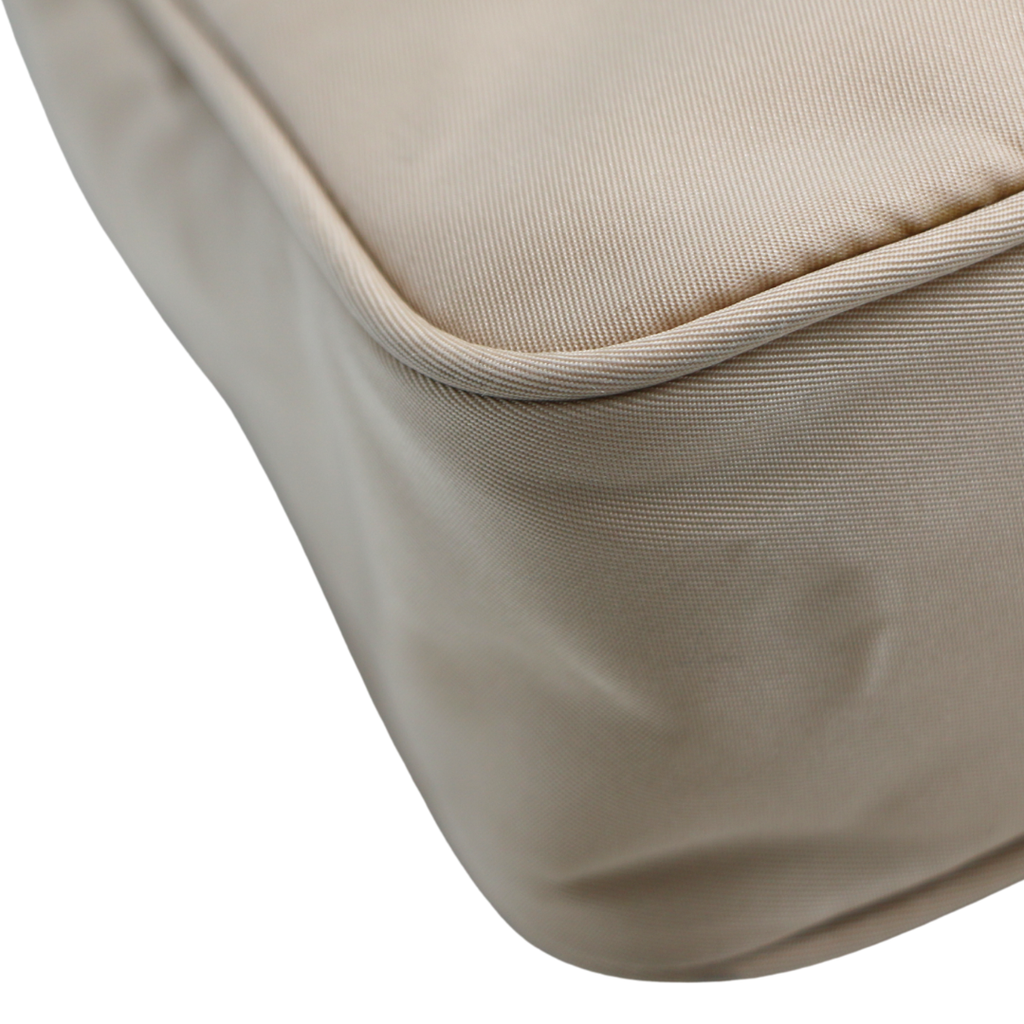 Prada Nylon Leather Re-Edition Beige 2000