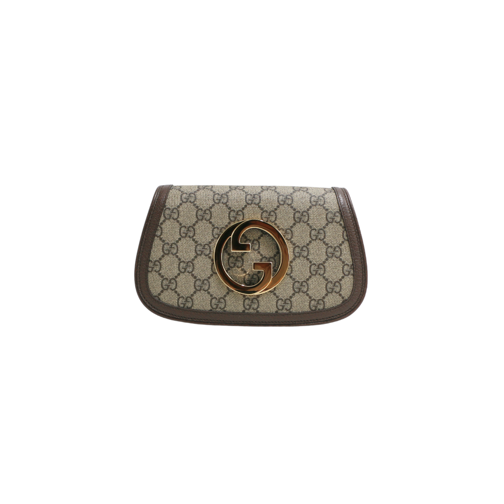 Gucci Mini Blondie GG Supreme Canvas Belt Bag Beige 703807