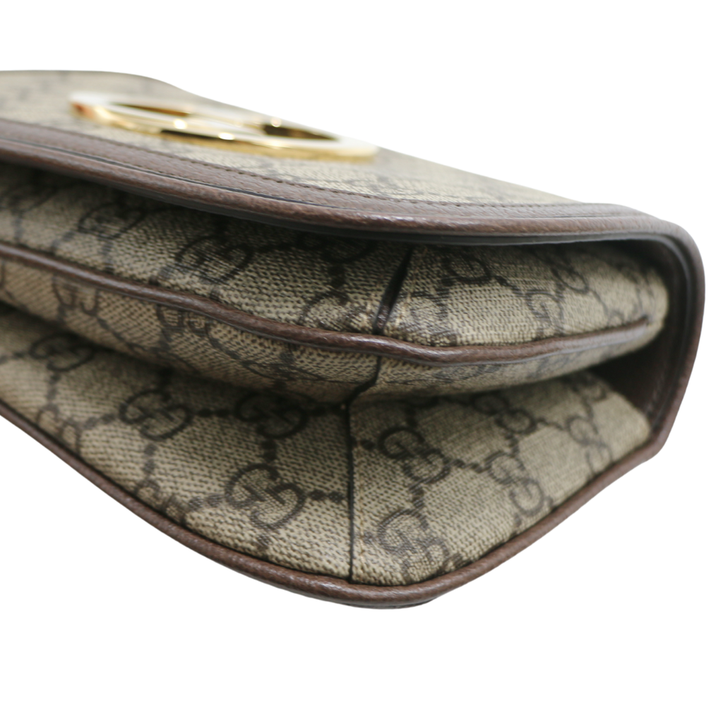 Gucci Mini Blondie GG Supreme Canvas Belt Bag Beige 703807