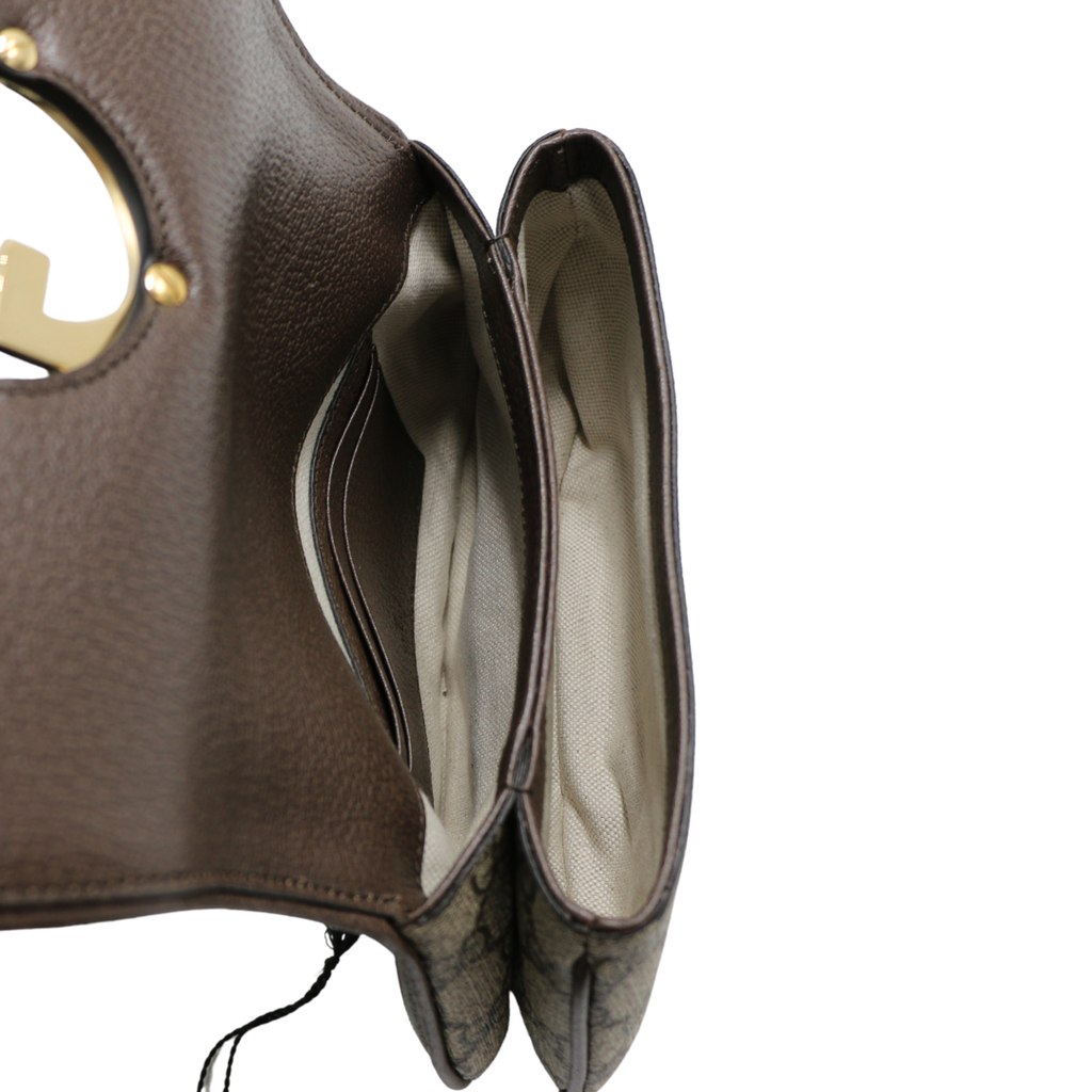 Gucci Mini Blondie GG Supreme Canvas Belt Bag Beige 703807