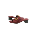 Christian Dior J'Adior Slingback Pump Ruby Red Technical Fabric In Size 37