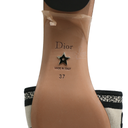 Christian Dior Canvas Jardin Botanique Embroidered J'Adoir Slingback Size 37