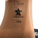 Christian Dior Canvas Jardin Botanique Embroidered J'Adoir Slingback Size 36 1/2