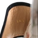 Christian Dior Canvas Jardin Botanique Embroidered J'Adoir Slingback Size 36 1/2