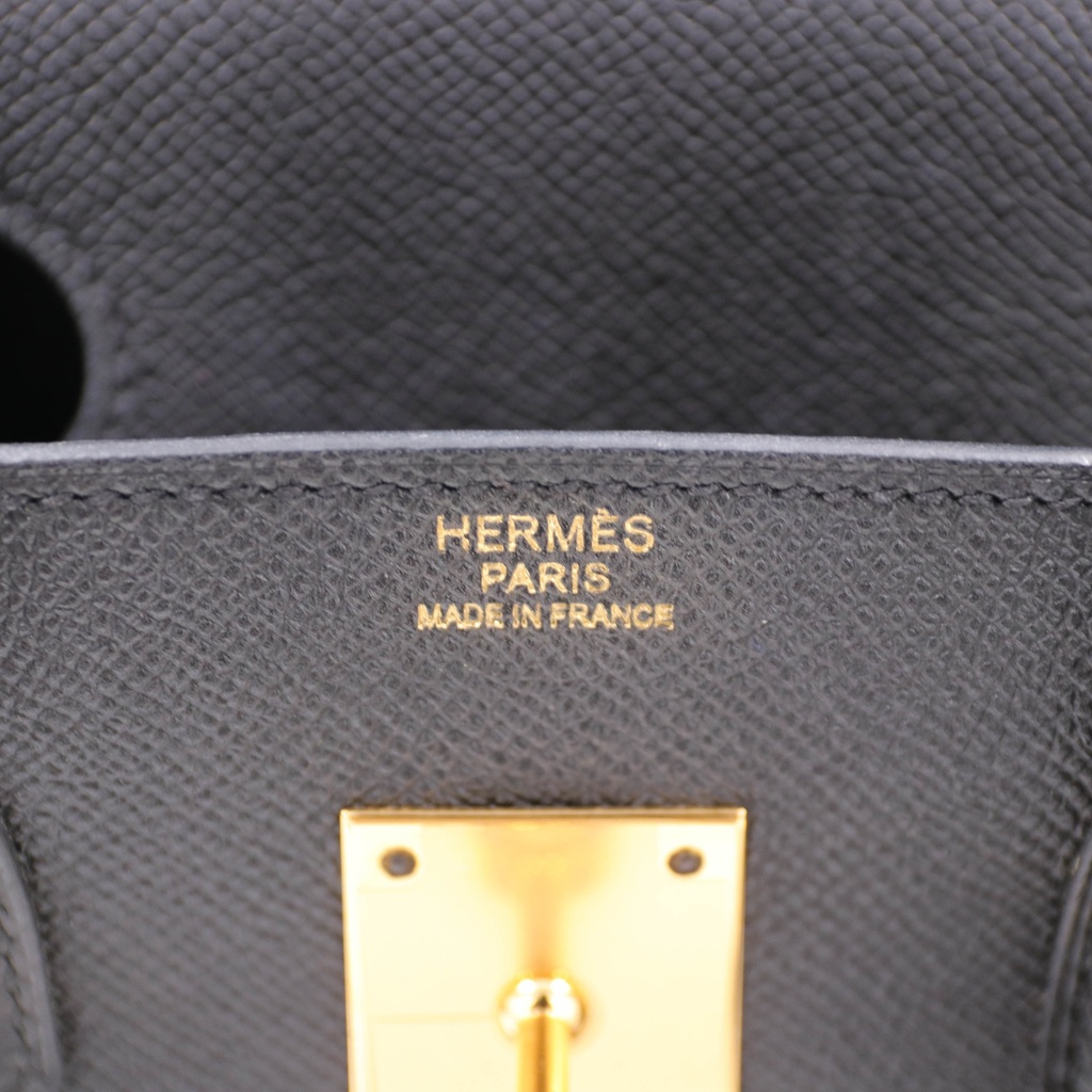 Hermes Birkin 30 Epsom Leather Black Year 2019