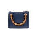 Gucci Bamboo Diana Leather Handbag Navy Blue 702732