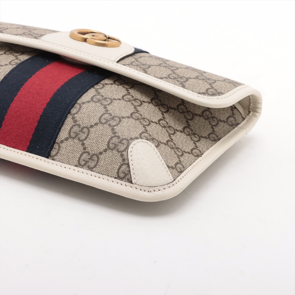 Gucci GG Supreme Belt Bag White 674081