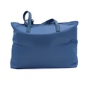 Prada Cobalto Tessuto Nylon and Saffiano Leather Tote Bag Light Blue