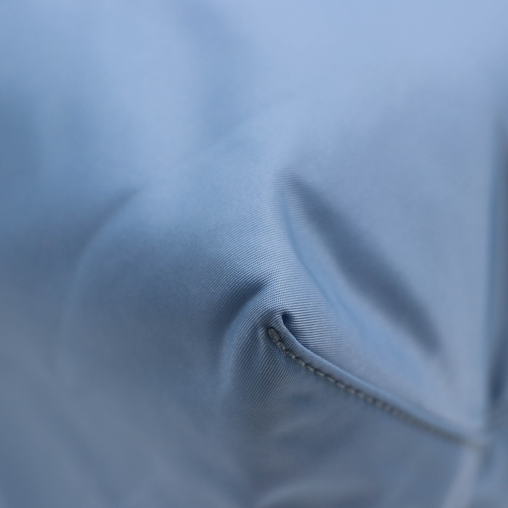 Prada Cobalto Tessuto Nylon and Saffiano Leather Tote Bag Light Blue