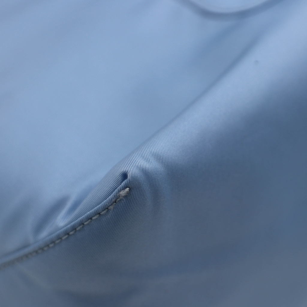 Prada Cobalto Tessuto Nylon and Saffiano Leather Tote Bag Light Blue