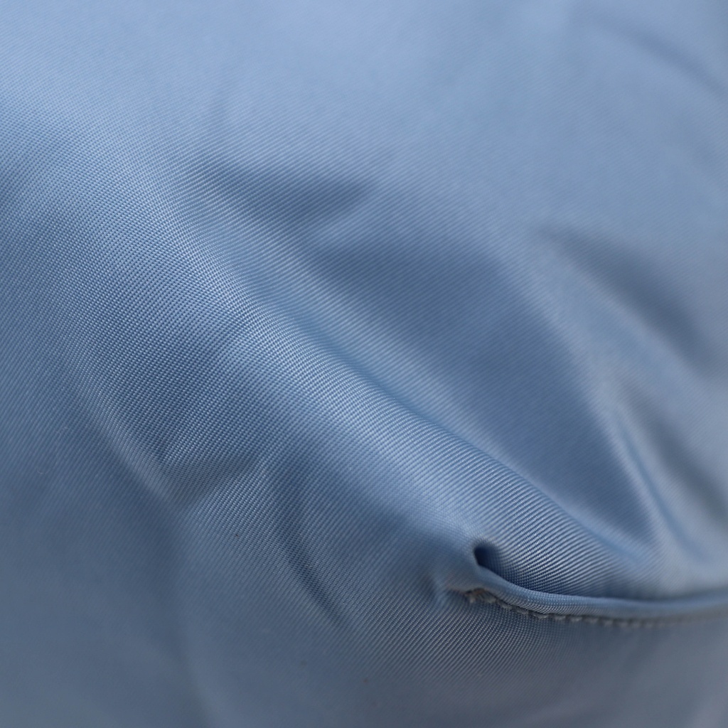 Prada Cobalto Tessuto Nylon and Saffiano Leather Tote Bag Light Blue