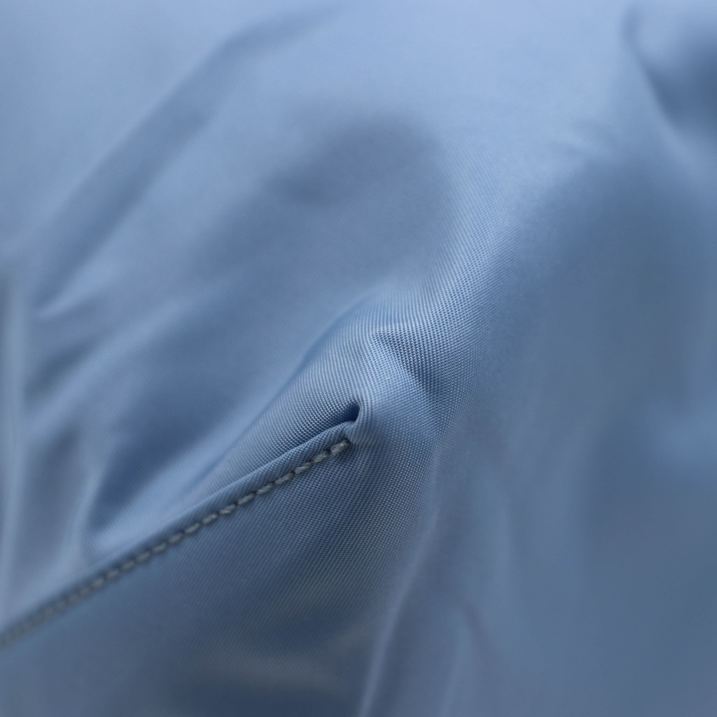 Prada Cobalto Tessuto Nylon and Saffiano Leather Tote Bag Light Blue