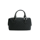 Gucci GG Canvas/Leather Tote Bag 113009 Black