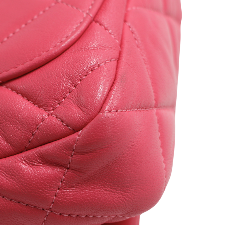 Chanel Pink Quilted Lambskin Leather Chanel 19 Waist Bag 