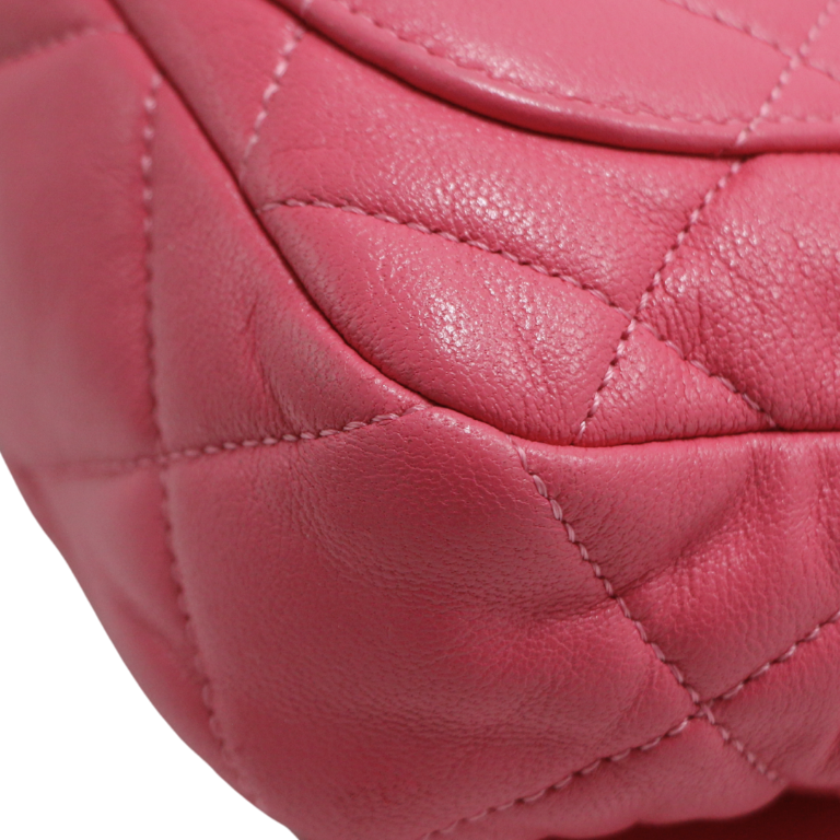 Chanel Pink Quilted Lambskin Leather Chanel 19 Waist Bag 